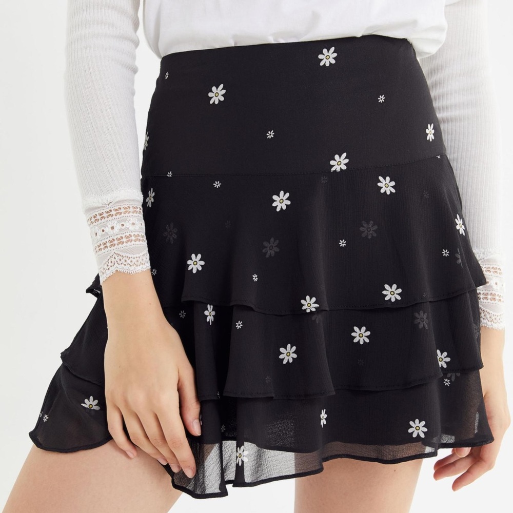 Urban Outfitters daisy ruffled skirt